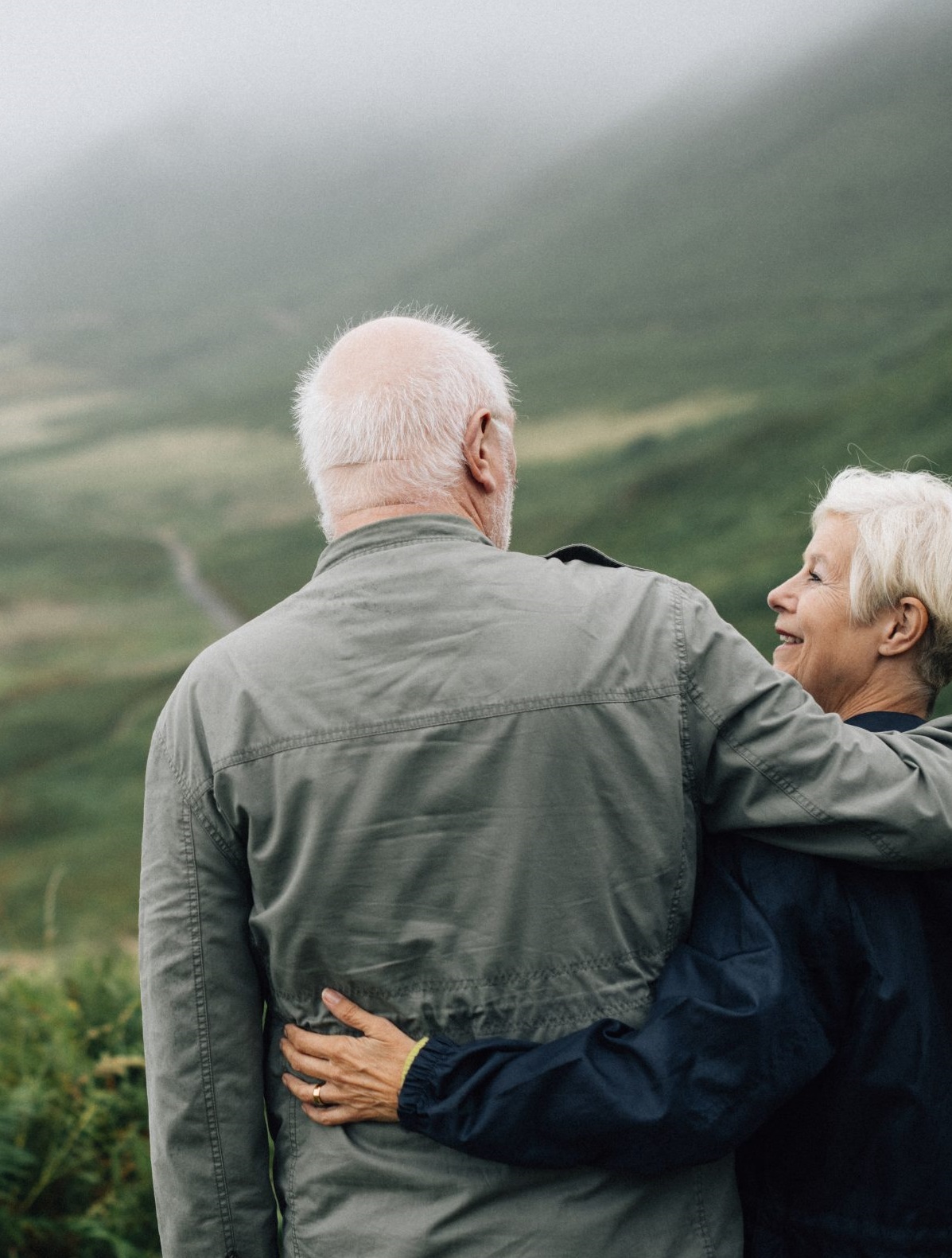 Clinician discussing preferences with an older adult and family